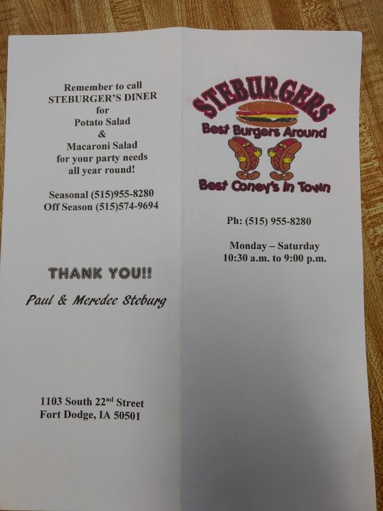 Steburger's Menu image 4